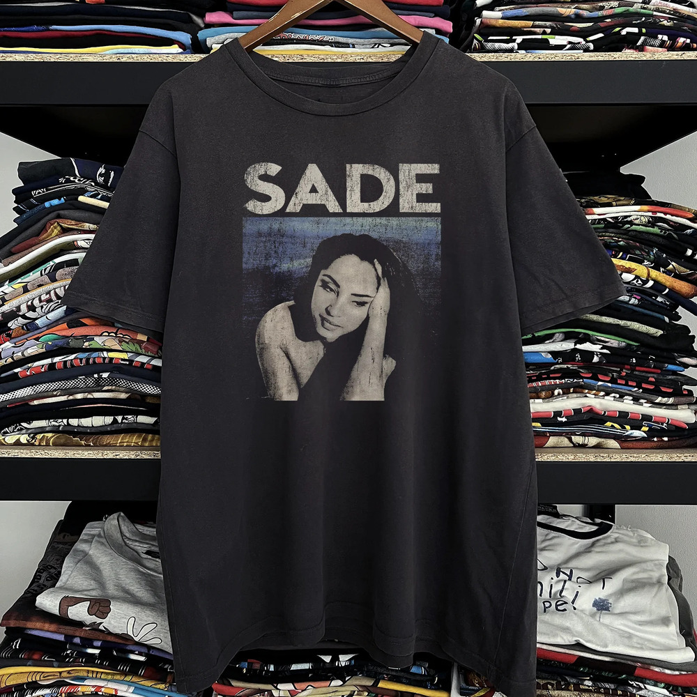 Rare Sade Portrait , Black Tee